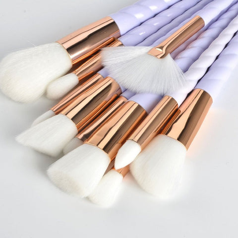 Unicorn Makeup Brushes Set 10pcs - eyesrush