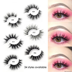 3D Mink Eyelashes - eyesrush